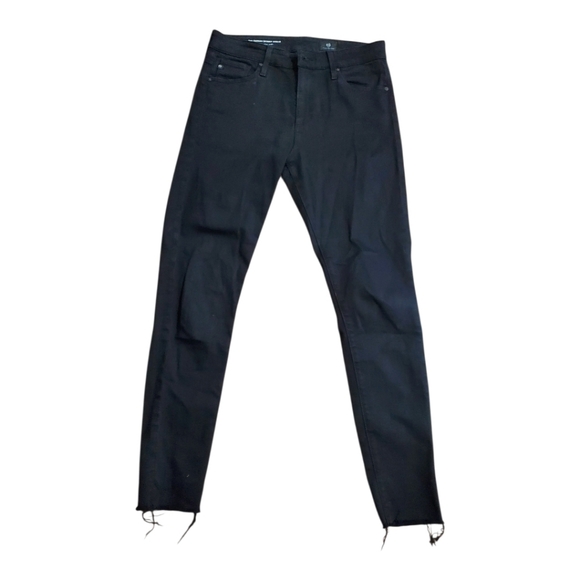 Ag Adriano Goldschmied Denim - AG Adriano Goldschmied FARRAH High Rise Skinny Ankle Jeans Black Wash Size 26R